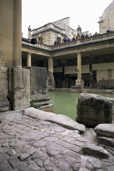The Roman Baths, Bath, UNESCO World Heritage Site, Avon, England, United Kingdom, Europe