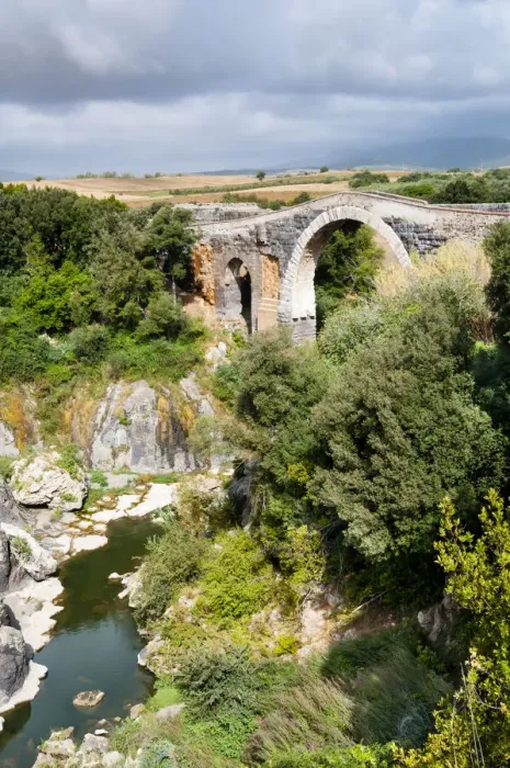 Framed Print : Roman Bridge of the Devil, River Fiora, Vulci, Province of Viterbo, Lazio, Maremma, Italy Framed Print : Roman Bridge of the Devil, River Fiora, Vulci, Province of Viterbo, Lazio, Maremma, Italy