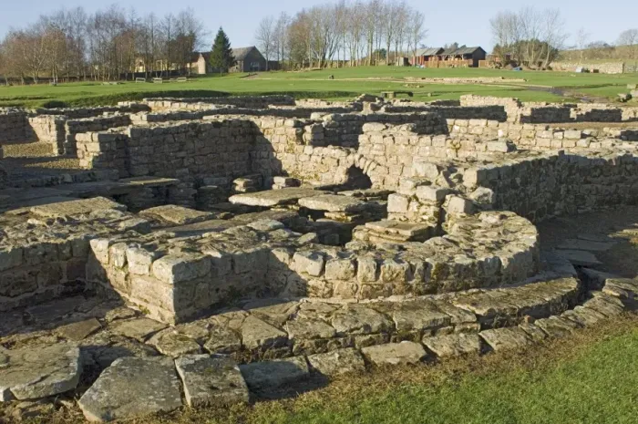Framed Print : Roman Fort and settlement at Vindolanda, south side of Roman Wall, UNESCO World Heritage Site Framed Print : Roman Fort and settlement at Vindolanda, south side of Roman Wall, UNESCO World Heritage Site