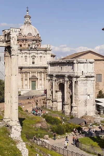 The Roman Forum (Foro Romano), Rome, Lazio, Italy, Europe