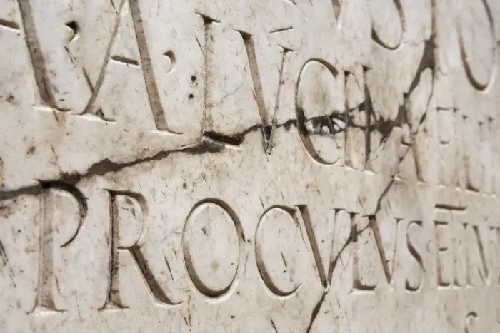 Framed Print : Roman lettering in Herculaneum, UNESCO World Heritage Site, Campania, Italy, Europe Framed Print : Roman lettering in Herculaneum, UNESCO World Heritage Site, Campania, Italy, Europe