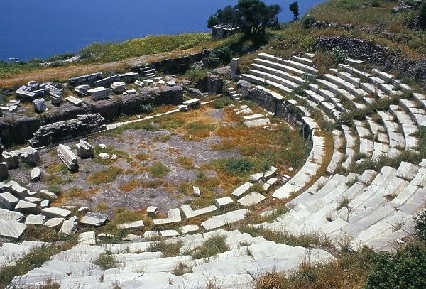 Roman marble theatre near Klima
