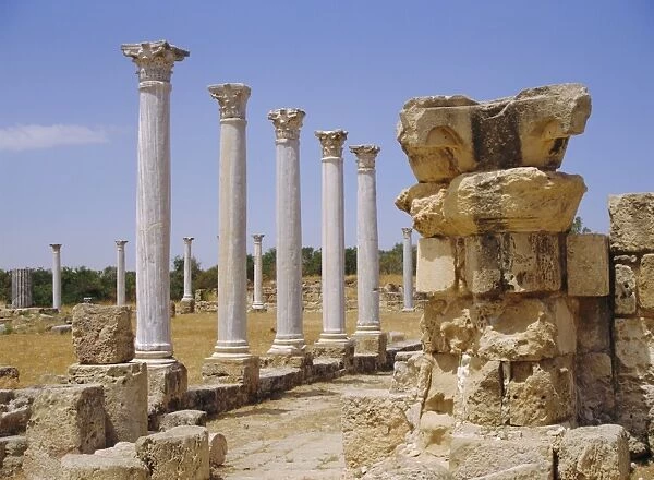 Roman Ruins, Salamis, North Cyprus, Europe