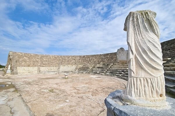Roman ruins of Salamis, Turkish part of Cyprus, Cyprus, Europe
