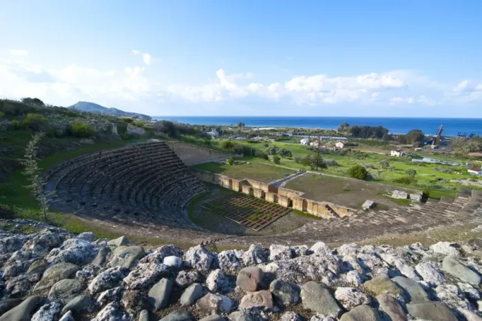 Framed Print : Roman ruins of Soloi, Turkish part of Cyprus, Cyprus, Europe Framed Print : Roman ruins of Soloi, Turkish part of Cyprus, Cyprus, Europe