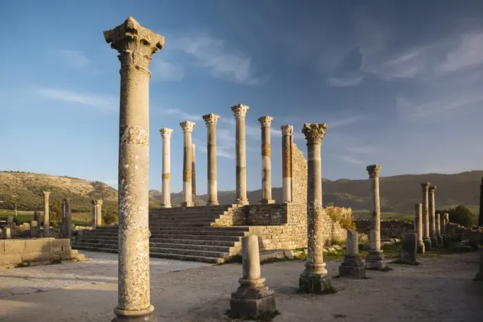 Framed Print : Roman ruins of Volubilis, UNESCO World Heritage Site, Morocco, North Africa, Africa Framed Print : Roman ruins of Volubilis, UNESCO World Heritage Site, Morocco, North Africa, Africa