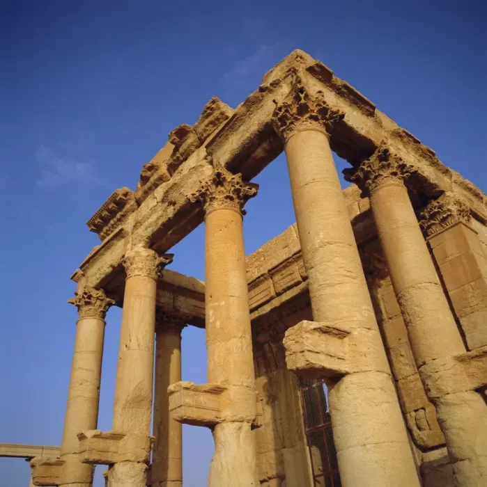 Framed Print : Roman Temple of Baal-Shamine Framed Print : Roman Temple of Baal-Shamine