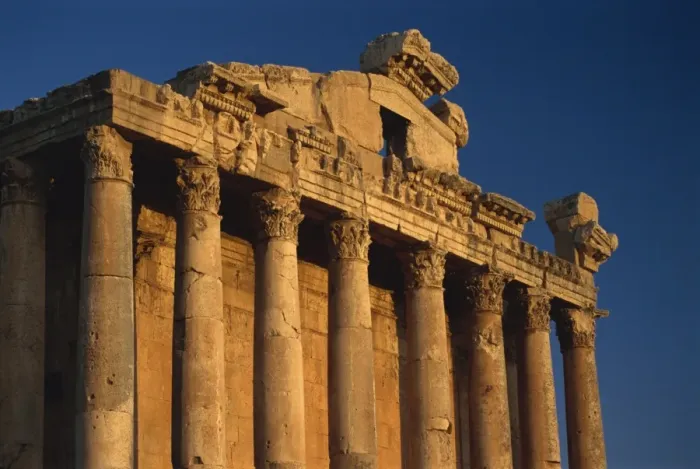 Framed Print : Roman temple of Bacchus, Baalbek, UNESCO World Heritage Site, Lebanon, Middle East Framed Print : Roman temple of Bacchus, Baalbek, UNESCO World Heritage Site, Lebanon, Middle East