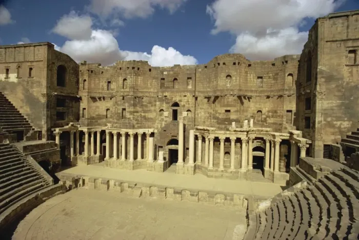 Framed Print : Roman theatre dating from the 2nd century AD, Bosra, UNESCO World Heritage Site Framed Print : Roman theatre dating from the 2nd century AD, Bosra, UNESCO World Heritage Site