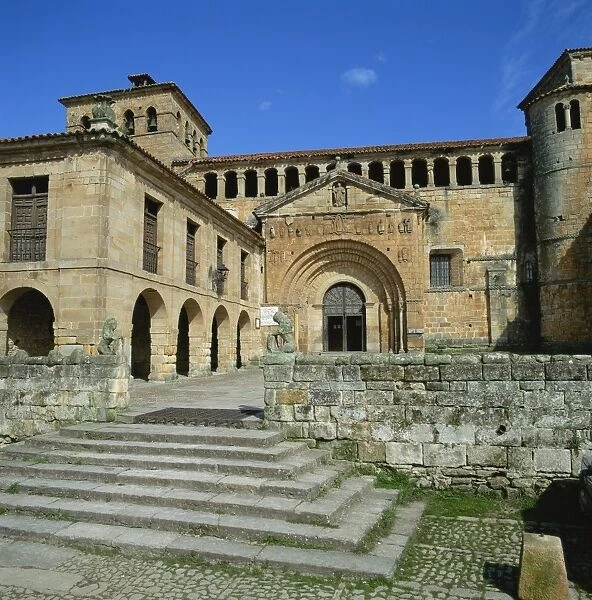 Romanesque Collegiate Church at Santillana del Mar