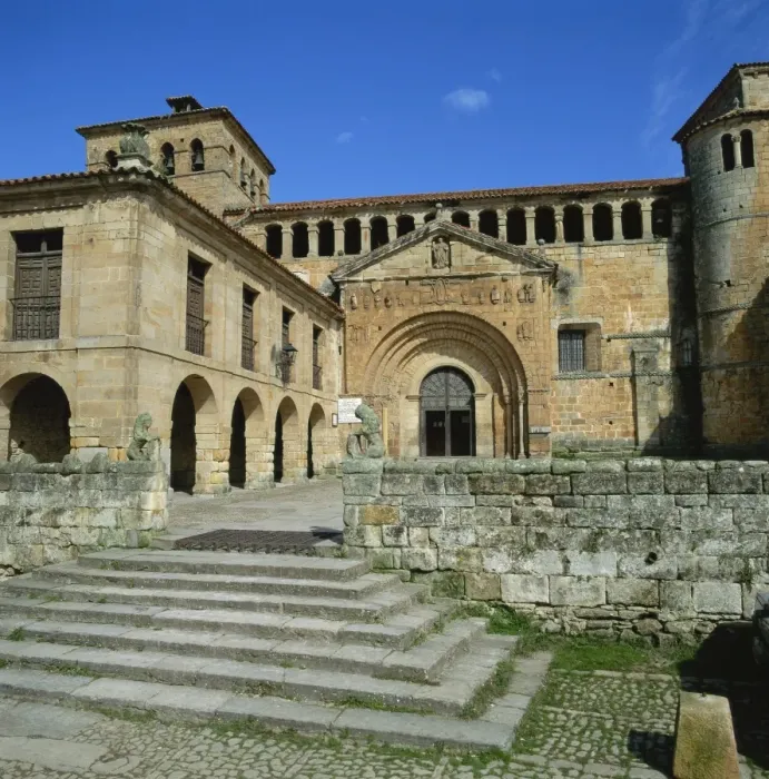 Framed Print : Romanesque Collegiate Church at Santillana del Mar Framed Print : Romanesque Collegiate Church at Santillana del Mar