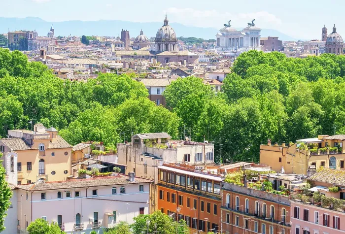 Framed Print : Rome skyline as seen from Gianicolo (Janiculum) Hill, Rome, Lazio, Italy Framed Print : Rome skyline as seen from Gianicolo (Janiculum) Hill, Rome, Lazio, Italy