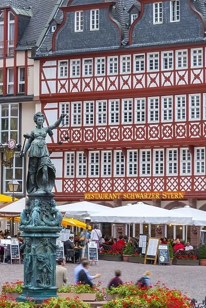 Romerberg, Altstadt (Old Town), Frankfurt am Main, Hesse, Germany, Europe