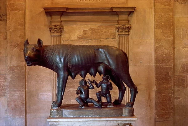 Romulus and Remus sculpture