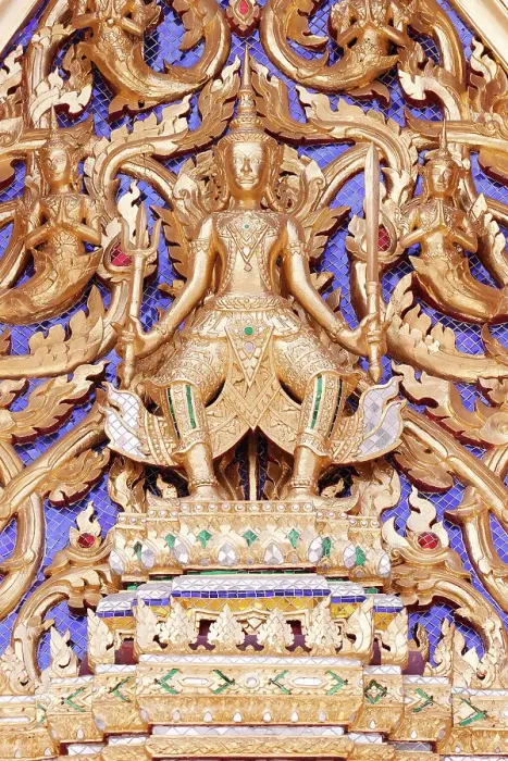 Framed Print : Roof detail, Wat Phra Kaew (Temple of the Emerald Buddha), Bangkok, Thailand, Southeast Asia, Asia Framed Print : Roof detail, Wat Phra Kaew (Temple of the Emerald Buddha), Bangkok, Thailand, Southeast Asia, Asia