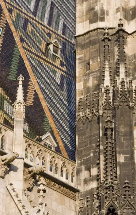 Framed Print : Detail of roof of Stephansdom Cathedral, Vienna, Austria, Europe Framed Print : Detail of roof of Stephansdom Cathedral, Vienna, Austria, Europe