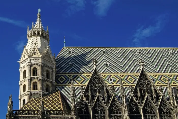 Framed Print : Roof of Stephansdom, UNESCO World Heritage Site, Vienna, Austria, Europe