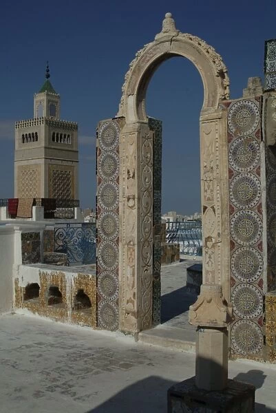 Rooftop view over mosque