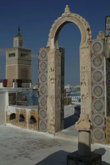 Framed Print : Rooftop view over mosque Framed Print : Rooftop view over mosque