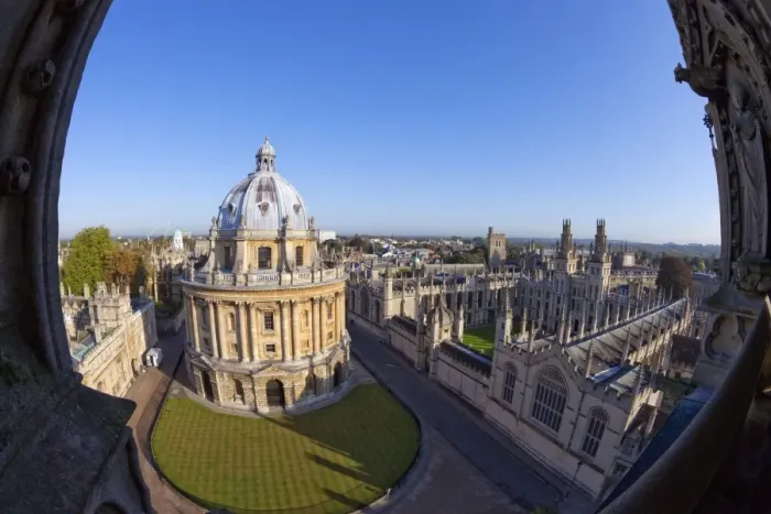 Framed Print : Rooftop view of Radcliffe Camera and All Souls College from University Church of St Framed Print : Rooftop view of Radcliffe Camera and All Souls College from University Church of St