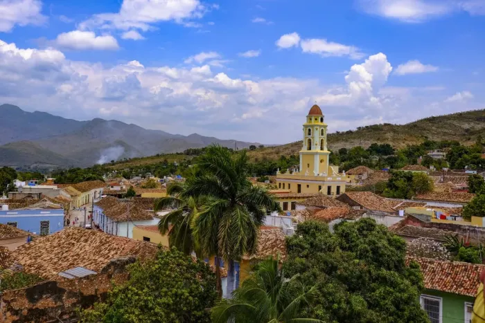 Framed Print : Rooftop view of Trinidad, UNESCO World Heritage Site, Sancti Spiritus, Cuba, West Indies Framed Print : Rooftop view of Trinidad, UNESCO World Heritage Site, Sancti Spiritus, Cuba, West Indies