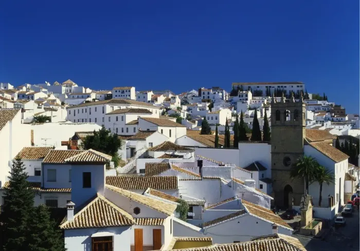 Framed Print : Rooftop View of the Village of Ronda, Malaga, Andalucia, Spain Framed Print : Rooftop View of the Village of Ronda, Malaga, Andalucia, Spain