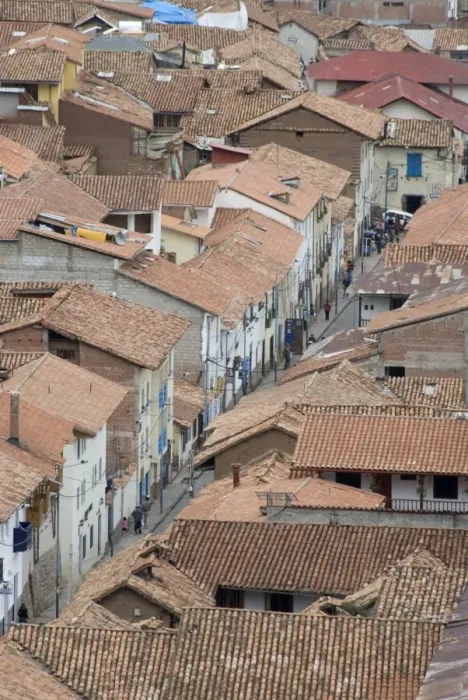 Framed Print : Rooftops in Cuzco, Peru, South America Framed Print : Rooftops in Cuzco, Peru, South America