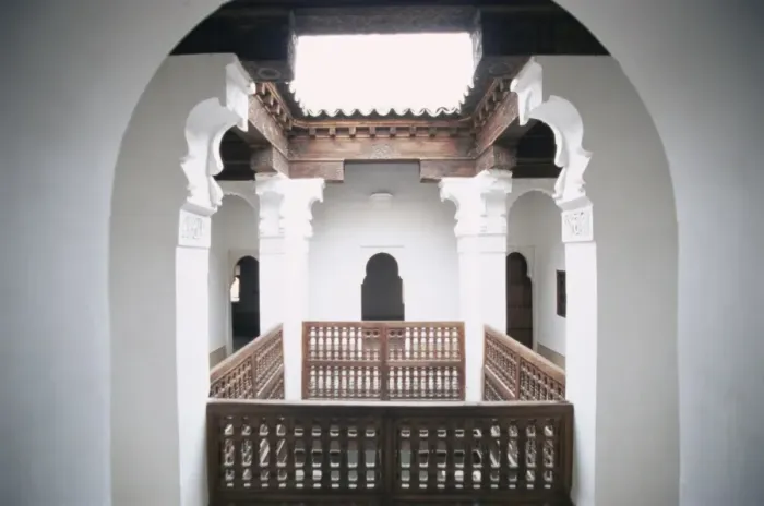 Framed Print : Room inside Ben Youssef Medersa Framed Print : Room inside Ben Youssef Medersa