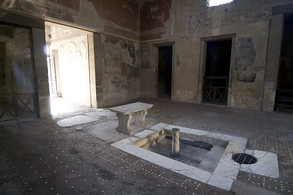 One of the rooms at Herculaneum