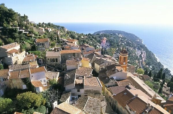 Roquebrune, Cote d Azur, Alpes-Maritimes, Provence, France, Mediterranean, Europe
