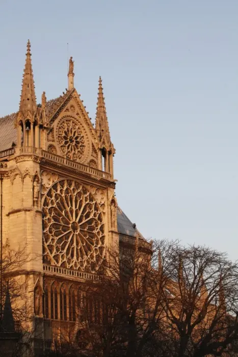 Framed Print : Rose window on South facade, Notre Dame Cathedral, Paris, France, Europe Framed Print : Rose window on South facade, Notre Dame Cathedral, Paris, France, Europe