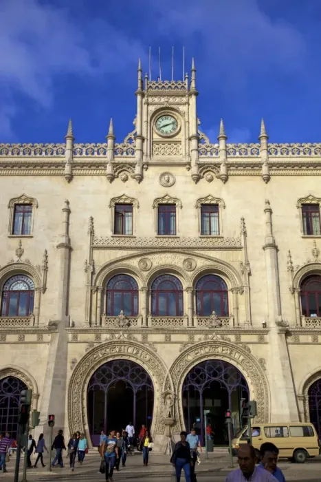 Framed Print : Rossio Railway Station, Lisbon, Portugal, South West Europe Framed Print : Rossio Railway Station, Lisbon, Portugal, South West Europe