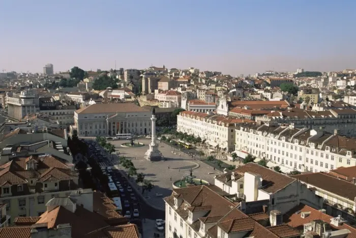 Framed Print : Rossio Square (Dom Pedro IV Square) Framed Print : Rossio Square (Dom Pedro IV Square)