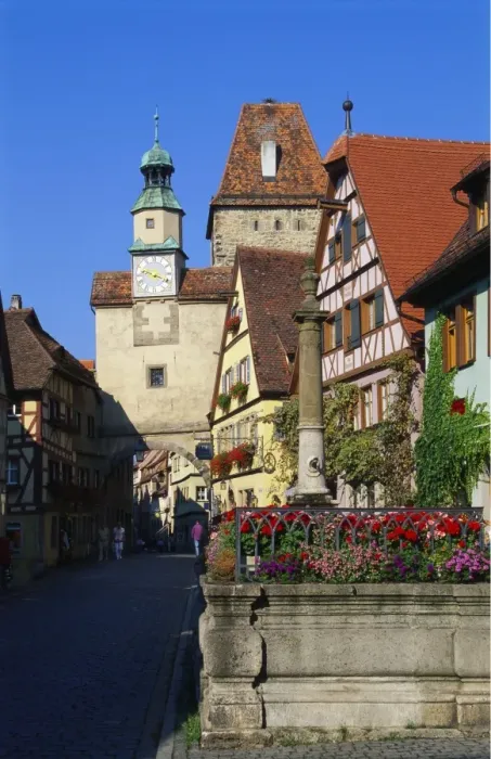 Framed Print : Rothenburg ob der Tauber, Germany, Europe Framed Print : Rothenburg ob der Tauber, Germany, Europe