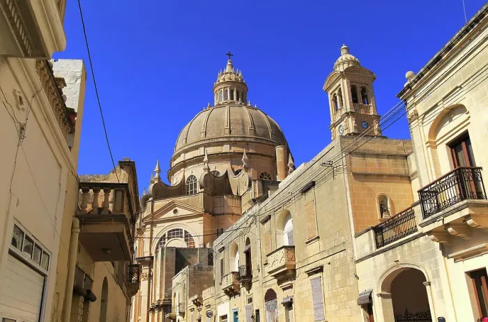 Framed Print : Rotunda domed roof of church of St. John the Baptist, Xewkija, island of Gozo, Malta, Mediterranean, Europe Framed Print : Rotunda domed roof of church of St. John the Baptist, Xewkija, island of Gozo, Malta, Mediterranean, Europe