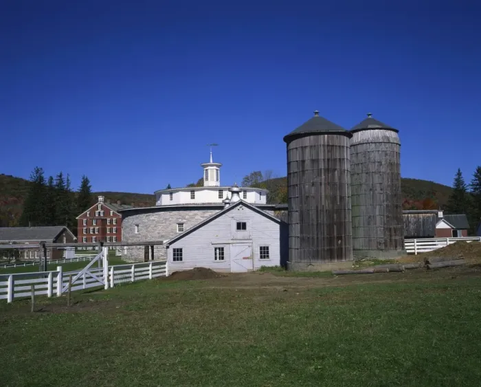 Framed Print : Round stone barn Framed Print : Round stone barn