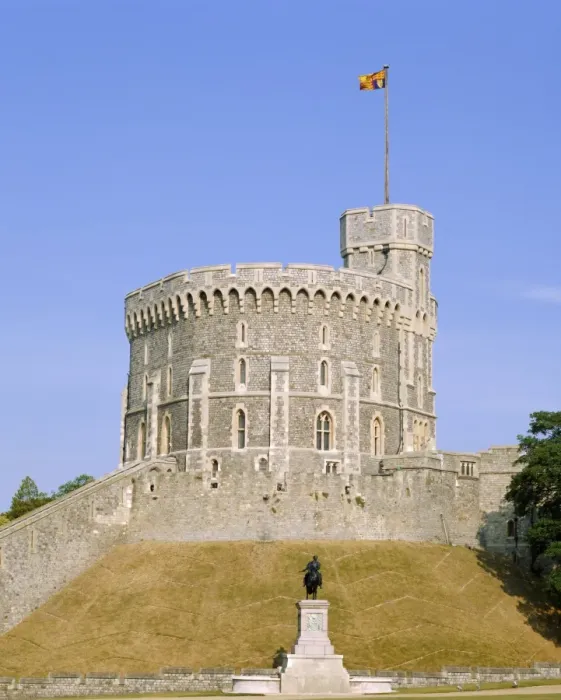Framed Print : The Round Tower, Windsor Castle, Berkshire, England, UK