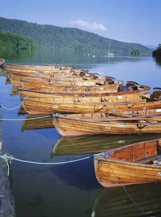 Framed Print : Rowing boats and lake Windermere, Bowness on Windermere, Lake District National Park Framed Print : Rowing boats and lake Windermere, Bowness on Windermere, Lake District National Park