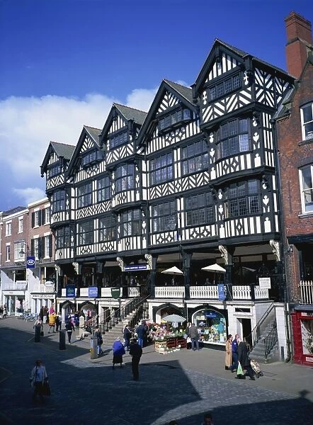 The Rows, Bridge Street, Chester, Cheshire, England, United Kingdom, Europe