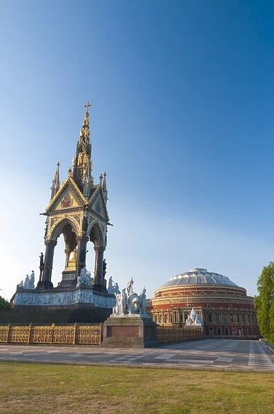 Royal Albert Hall and Albert Memorial, Kensington, London, England, United Kingdom