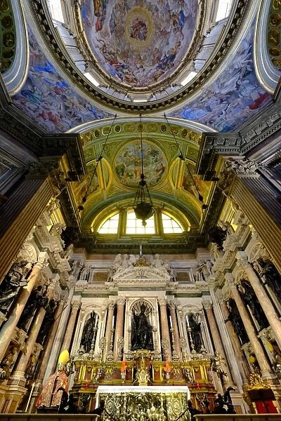 Royal Chapel of the Treasure of San Gennaro, Frescoes of the Dome by Domenichino