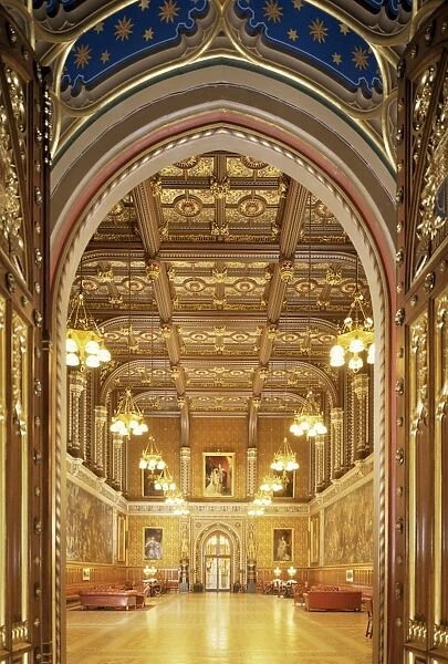 Royal Gallery, Houses of Parliament, Westminster, London, England, United Kingdom, Europe