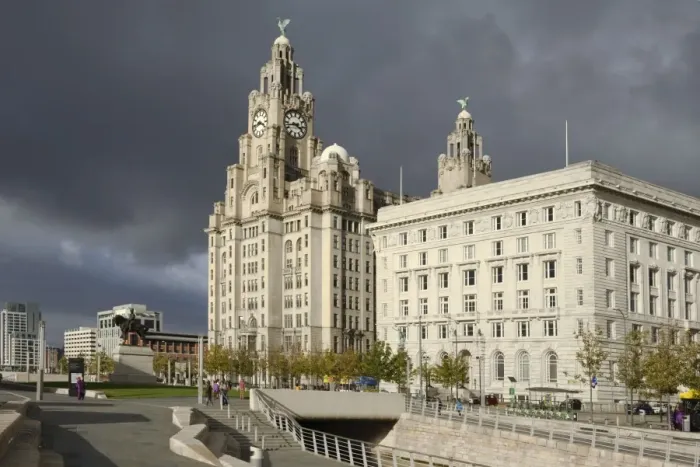 Framed Print : The Royal Liver Building and the Cunard Building, Pier Head, UNESCO World Heritage Site, Liverpool, Merseyside, England, United Kingdom, Europe Framed Print : The Royal Liver Building and the Cunard Building, Pier Head, UNESCO World Heritage Site, Liverpool, Merseyside, England, United Kingdom, Europe