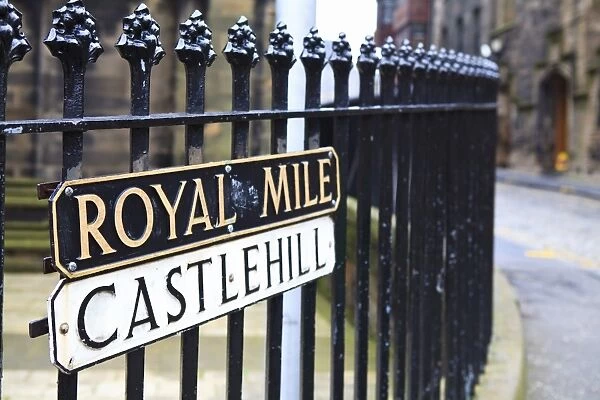 Royal Mile, Edinburgh, Lothian, Scotland, United Kingdom, Europe