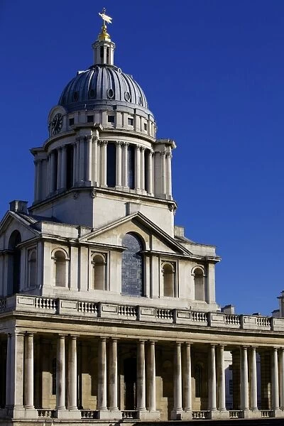 Royal Naval College by Sir Christopher Wren, UNESCO World Heritage Site, Greenwich, London, England, United Kingdom, Europe