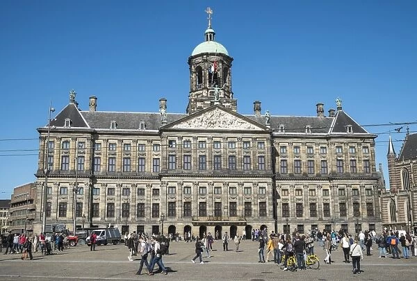 The Royal Palace, built in 1648, originally the Town Hall, Dam Square, Amsterdam, Netherlands, Europe