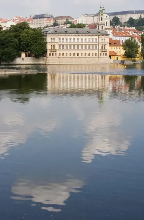 Framed Print : Royal Palace, Castle, River Vltava, Old Town, Prague, Czech Republic, Europe