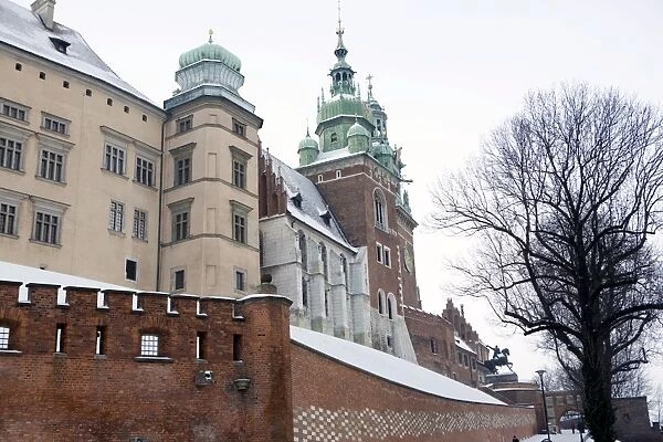 Royal palace, historic centre, UNESCO World Heritage Site, Krakow, Poland, Europe