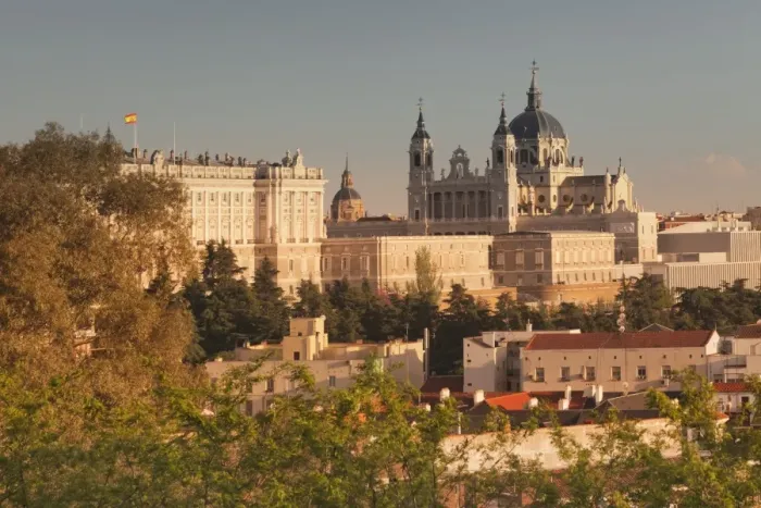 Framed Print : Royal Palace (Palacio Real) and Almudena Cathetral (Santa Maria la Real de La Almudena) at sunset Framed Print : Royal Palace (Palacio Real) and Almudena Cathetral (Santa Maria la Real de La Almudena) at sunset