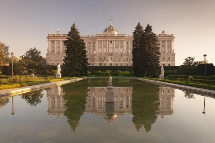 Framed Print : Royal Palace ( Palacio Real), view from Sabatini Gardens (Jardines de Sabatini), Madrid Framed Print : Royal Palace ( Palacio Real), view from Sabatini Gardens (Jardines de Sabatini), Madrid